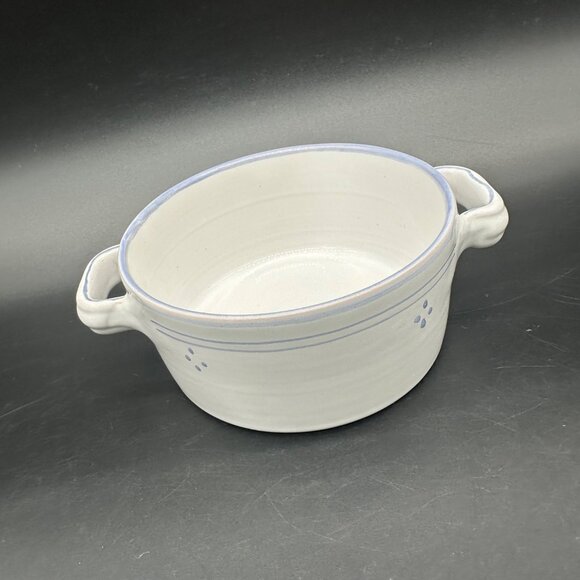 Vintage Casserole Dish Dieulefit France PHP Pottery Lavender Purple Cottagecore - Picture 1 of 10